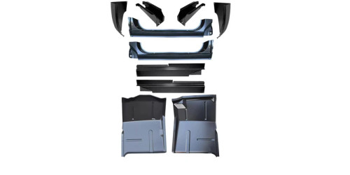 1973 - 1987 Chevrolet Silverado GMC Sierra Inner Outer Rocker Panels Cab Corners Floor Pans and Mount Set